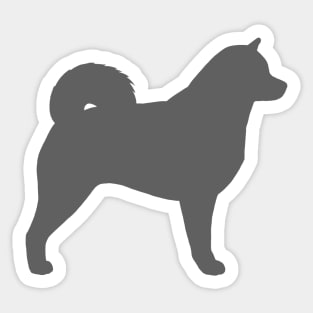 Alaskan Malamute Silhouette Sticker